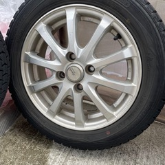 軽自動車アルミホイール付きスタッドレスタイヤの画像