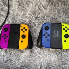 Switch本体とJoy-Con２つ
セットの画像