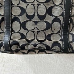 coach ロゴ　トートバックの画像