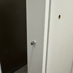 靴箱　全身鏡付きの画像