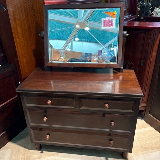 民芸家具　引き出し付きドレッサー