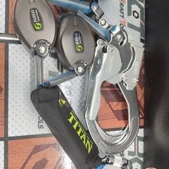 【未使用】タニザワ フルハーネス・フリーサイズ（ ST＃522KA-N）・ダブルランヤード(HL-HW-130)  【ハンズクラフト宮崎新名爪店】　の画像