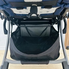 Aprica ラクーナ ソファー クッション　レザーハンドル　ベビーカーの画像