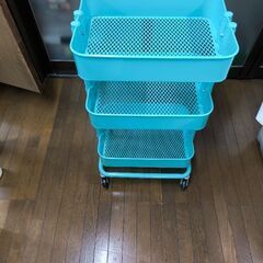 IKEA RASKOG　イケア ロースコグ ターコイズブルー　中古品の画像
