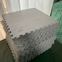 60cm×60cm 木目調　クッションマット　中古　50枚の画像