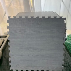 60cm×60cm 木目調　クッションマット　中古　50枚の画像