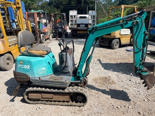 コマツpc02-1a ミニユンボ、ジャンク