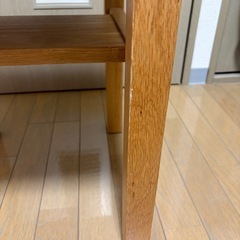 無印良品 木製サイドテーブルベンチ　の画像