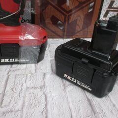 SK11 SID-180V-15RL インパクトドライバ 中古品 バッテリ18V 1.5Ah二個/充電器 【ハンズクラフト宜野湾店】の画像
