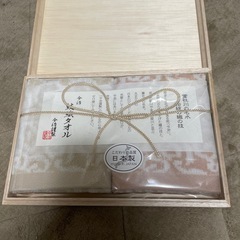 桐箱入りタオル２枚　未開封　今治　日本製の画像