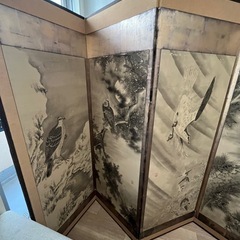 屏風　日本　和柄の画像