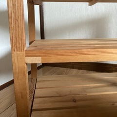 木製の棚  の画像