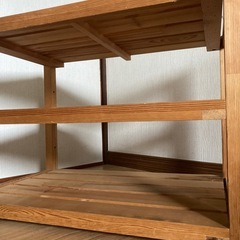 木製の棚  の画像