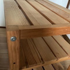 木製の棚  の画像