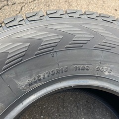 ヨコハマタイヤ　スタッドレス　265 70 15　ice GUARD　G075の画像