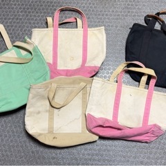 L.L.BEAN トートバッグ8個セット USA製5個あります！！の画像