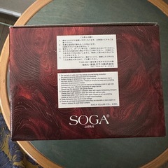 【新品未使用】SOGA JAPAN ガラス製 蓋付きキャニスターの画像