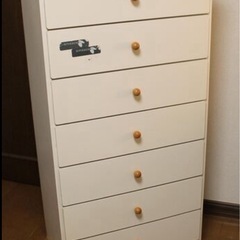 無料　7段タンス　122cmの画像