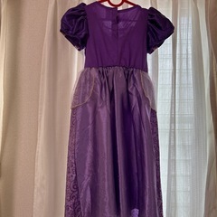 子供ドレス紫の画像