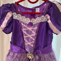 子供ドレス紫の画像