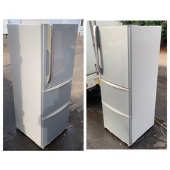 【0円タダでお譲りします】2010年製TOSHIBA 東芝 3ドア 冷蔵庫 GR-34ZW 339Lの画像