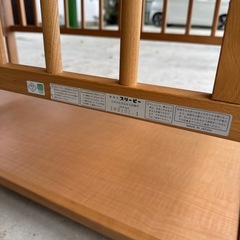 【幅125奥行き77高さ105】折り畳み式ベビーベッド　二段階調節付き　スリーピーの画像