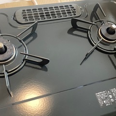 【グリル未使用】2口ガスコンロ　の画像