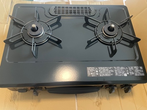 グリル未使用】2口ガスコンロ