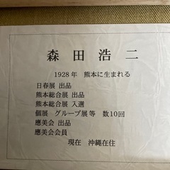 森田浩二　赤富士　新品絵のみの画像
