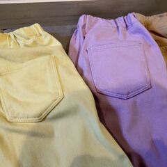 無印良品　130　ストレッチレギンスロングパンツ　4枚セットの画像