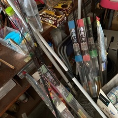 釣り堀で使用していた、簡易の釣竿の画像