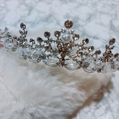 ティアラ　シルバー　ブライダル　ウェディング　アクセサリー　結婚式　コスプレ18の画像