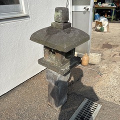 灯籠  庭石の画像