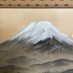 富士の絵額入りの画像
