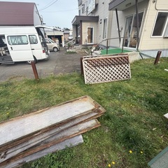 条件あり！ラティス、木材無料で差し上げます。薪などの画像