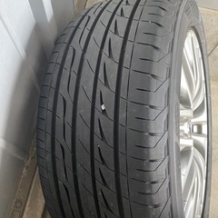 日産 シーマ 純正 18インチタイヤホイ ールブリヂストン レグノ山有りの画像