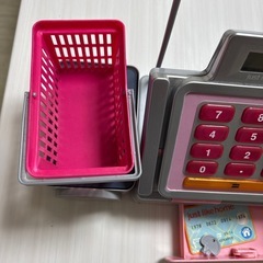 おもちゃのレジの画像