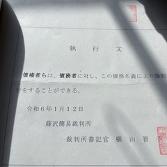 【債権譲渡】90万円分の債権を20万円で譲渡しますの画像