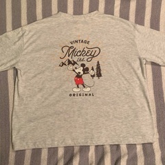 新品　ディズニー　LOGOS コラボ　トップス　Tシャツ　ミッキー　Lサイズの画像