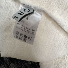 GRL　ノースリーブワンピース　白の画像