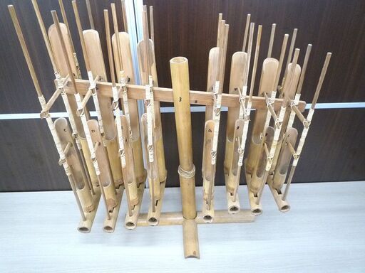 現状品 楽器 インドネシア アンクルン 竹楽器 民族楽器 中古 苫小牧西店