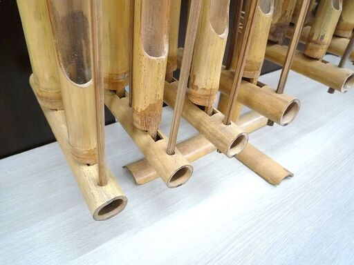 現状品 楽器 インドネシア アンクルン 竹楽器 民族楽器 中古 苫小牧西店