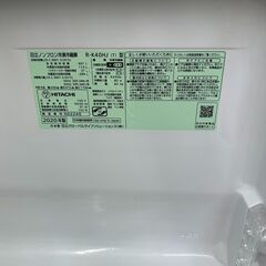 ★ジモティ割あり★ HITACHI 冷蔵庫 R-K40HJT 401L 20年製 動作確認／クリーニング済み TK6746【リユースのサカイつくば店】の画像