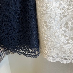 ナラカミーチェ　レース刺繍スカート2枚セットの画像