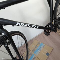 ネスト クロスバイク スポーツ自転車 2022年 リミット 3 NESTO 700C 8段変速 LIMIT 3  NE-22-006(カラー:マットブラック)(サイズ:500)の画像