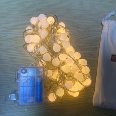 【美品】ボールライト、10m、電池版の画像