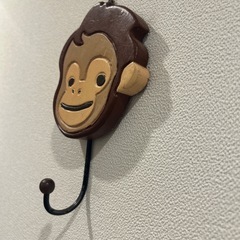 アジア　猿と、白熊のフックの画像