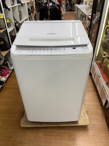 ☆ドリーム荒牧店☆ジモティー割引有☆【クリーニング済】　HITACHI/洗濯機/BW-V80F/8kg/2020年製