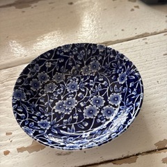 ブルーキャリコ　マグカップ&ソーサーの画像