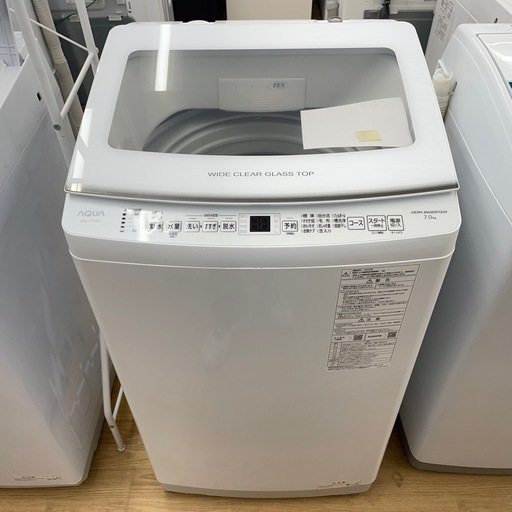 ★リユースのサカイ幸手店★SJ10743★アクア　洗濯機　22年製　7.0kg　クリーニング済み